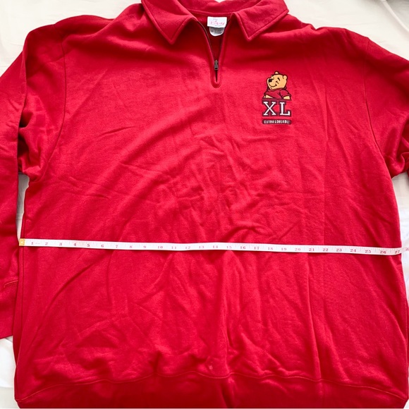 Vintage Disney 90s Winnie the Pooh Red Sweatshirt size XXL - Picture 3 of 7